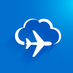 airplane flight tickets air fly travel takeoff cloud blue