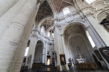 Fototapeta premium Saint John the Baptist at the Beguinage, Brussels, Belgium
