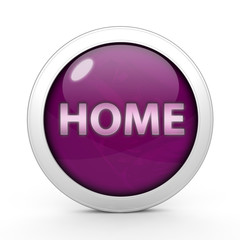home circular icon on white background