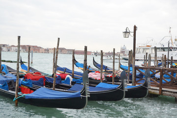 Gondolas in Venice, Italy