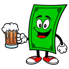 Dollar with Beer