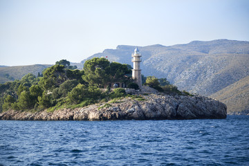 Fototapeta na wymiar Pollença lighthouse