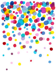 watercolor dot background