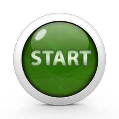 start circular icon on white background