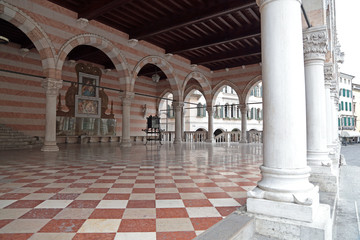 Fototapeta na wymiar Loggia Lionello in Place of Freedom, Udine, Italy