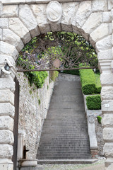 Entrance gate of the Castle of Udine, Italy