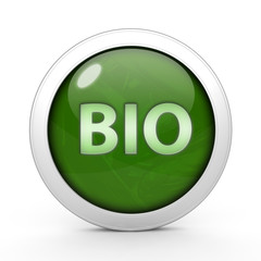 Bio circular icon on white background
