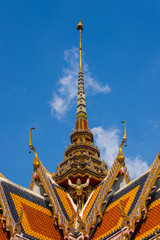 Traditional temple roof pagoda