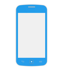 Blue mobile phone