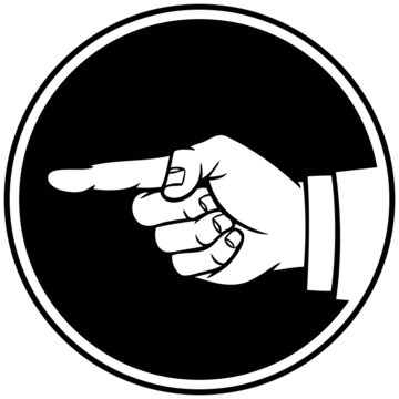 Finger Pointing Insignia