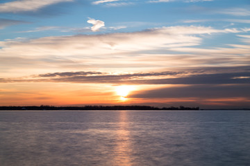 Toronto Islands at Sunset