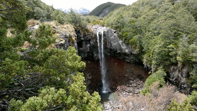 Mangawhero falls in Tongariro National Park