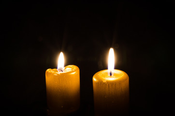 two candles