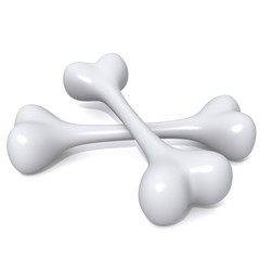 Bones 3d illustration