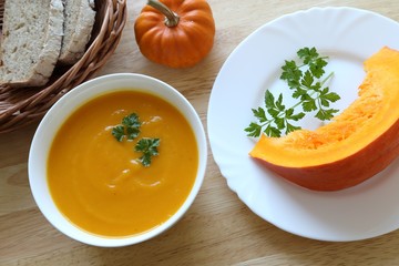 Pumpkin soup.