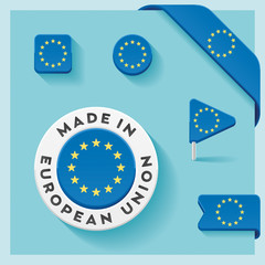 European Union Made Symbol Collection