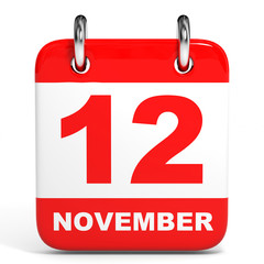 Calendar. 12 November.