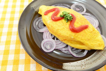 美味しそうなオムライス