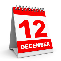 Calendar. 12 December.