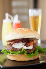 Bacon Blue Cheese Burger