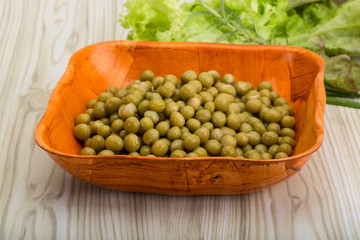 Marinated peas