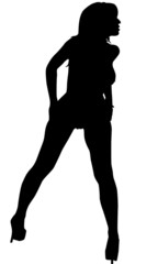 Sexy Woman Silhouette