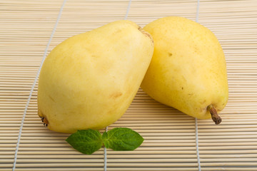 Yellow pears
