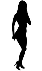 Sexy Woman Silhouette