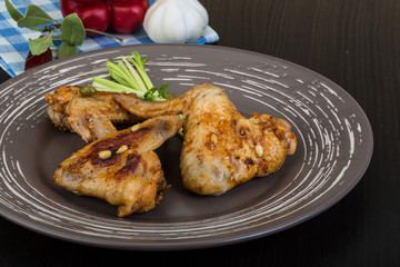 Roasted chicken wings