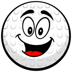 Golf Ball Mascot