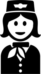 Stewardess Pictogram