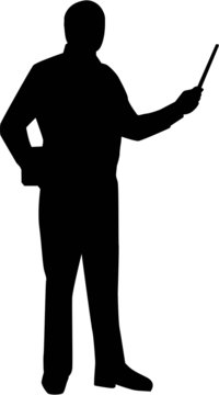 recommend clip art: Teacher Silhouette