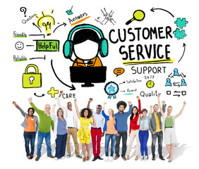 Customer Service Support Assistance Service Help Guide Concept