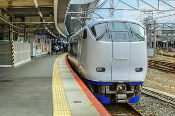 Naklejka premium Haruka airport express train in Kyoto