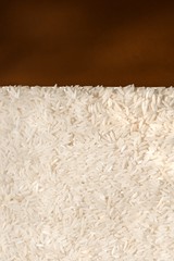 White rice background