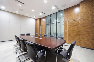 modern office meeting room interior