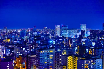 Foto op Aluminium 東京の住宅街の夜景 © 7maru