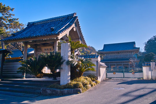 鎌倉光明寺の入り口