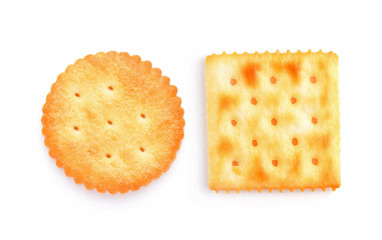 cracker isolated on white background