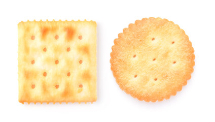 cracker isolated on white background