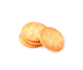 Fototapeta na wymiar cracker isolated on white background