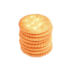 cracker isolated on white background