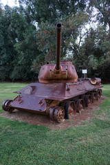 Fototapeta na wymiar Old tank