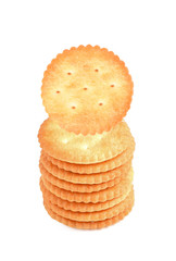 cracker isolated on white background
