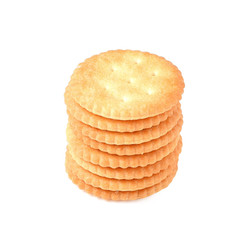 cracker isolated on white background