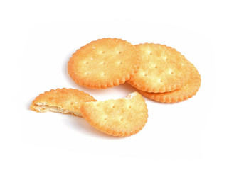 cracker isolated on white background