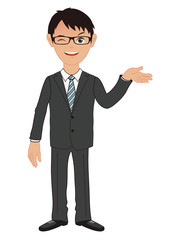 ビジネスマン　全身