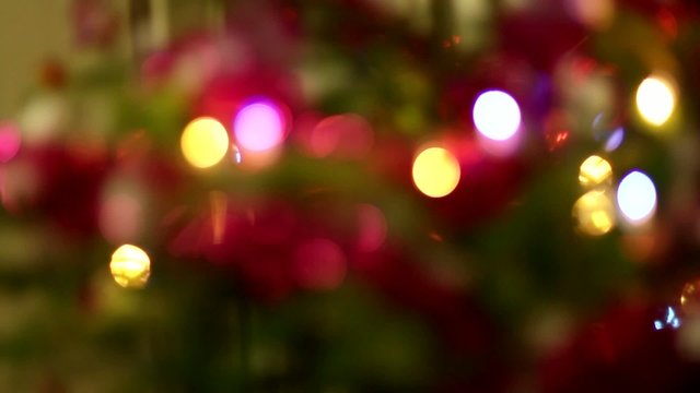 Abstract blurred Christmas background