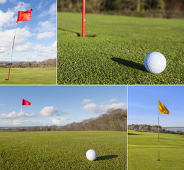 Golf collage - 74877912