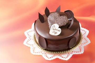 バレンタインチョコケーキ